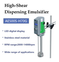 Homogénéisateur à Cisaillement Élevé AE500S-H70G 40L – Équipement d'Émulsification Alimentaire, Mélangeur de Laboratoire en Gros pour le Traitement des Peintures et des Poudres Détergentes