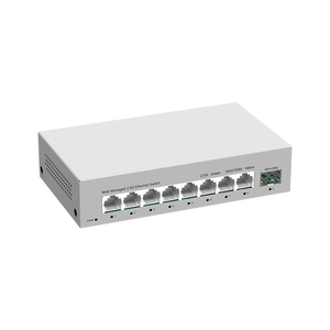 สวิตช์ HORACO SWTGW218AS 2.5GbE แบบจัดการได้ 8 พอร์ต 2.5G RJ45 + 10G SFP+ Uplink รองรับการจัดการผ่านเว็บ พร้อม LACP/<span class=keywords><strong>QOS</strong></span>/VLAN/การรวมพอร์ต ความเร็ว 60Gbps - Product Image 1