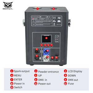 750W DMX Wireless Fernbedienung Pyro Feuerwerk Maschine Neuer Bühnen effekt Cold Spark für Hochzeits feier Bühnenshow - Product Image 5