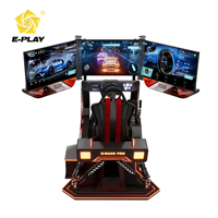 Simulateur de course X-Race Pro 6DOF avec triple écran pour divertissement en intérieur