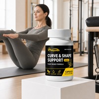 Capsules d'amélioration des hanches et des fesses, complément alimentaire naturel à base de plantes pour la croissance des fessiers chez l'adulte, en gélules molles, vente en gros, OEM ODM, best-seller