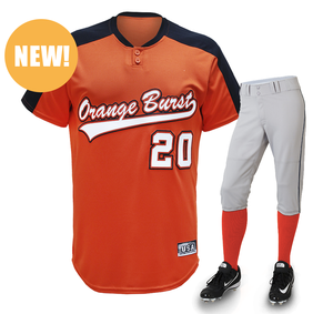 PURE Personnalisé col en V unisexe nouveau Design sans manches Baseball Softball uniforme Pro Team Jersey Baseball chemises pantalon uniforme ensemble - Product Image 4
