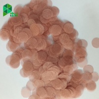 50 <strong>Mesh</strong> 0.2 mm <strong>Wire</strong> <strong>SS</strong> 304 Red Copper Filter Disc Screen Extrude Screen Filter Pack