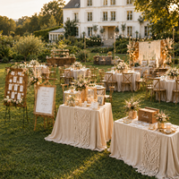 Décoration de mariage bohème, package personnalisé pour les organisateurs de mariages |   Décor d'arche de pampas, centre de table et nœud de chaise |   Fournisseur unique OEM