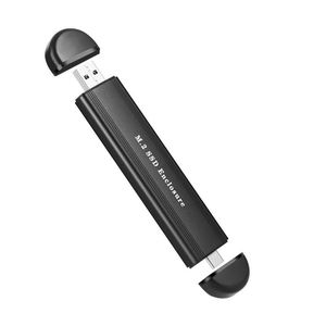 Özel tip C + USB <span class=keywords><strong>2</strong></span> in 1 Nvme M.<span class=keywords><strong>2</strong></span> Ssd muhafaza <span class=keywords><strong>2</strong></span>.5 inç Hdd durumda Sata harici sabit Disk dizüstü mobil Disk kutusu kılıfları - Product Image 2