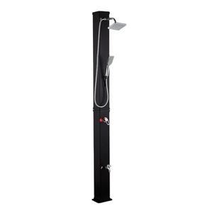 40L negro cuadrado multifuncional al aire libre jardín playa junto a la <span class=keywords><strong>piscina</strong></span> columna de ducha Solar 60C Unidad de ducha de patio trasero - Product Image 2