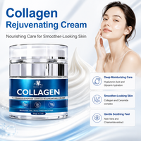 Crème Visage Anti-Âge Végane au Céramide et Collagène, Marque Blanche, Contre les Rides