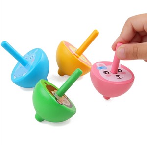 Colorido al por mayor 4 PCS de madera de Gyro juguetes para niños personalizado clásico de madera bloques de construcción de jug - Product Image 3