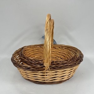 Hot Selling <b>Wicker</b> Picnic Basket Set Willow <b>Hamper</b> for Kitchen Flower Pot Wardrobe Living Room and Jewelry Storage - Product Image 2