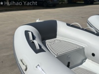 Bateau pneumatique semi-rigide professionnel de 3,3 mètres (11 pieds) RIB330, coque en aluminium à double V profond, Hypalon/PVC, fabricant professionnel