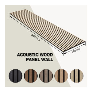 Akupanel木製スラット音響パネルホテル用モダンデザインスタイルホームスタジオ防音3Dモデルグラフィックデザイン - Product Image 1