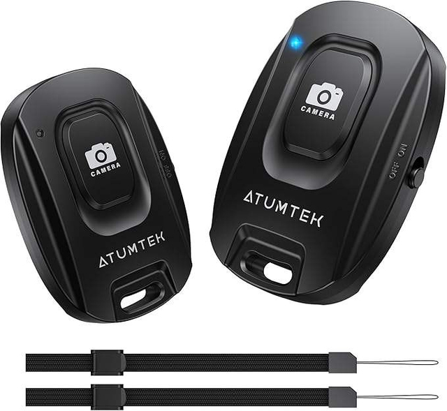 New Single Button Shutter Remote, Wireless Selfie Controller for Beauty Camera
