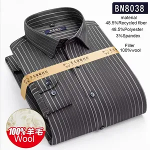 Chemises d'hiver à manches longues <span class=keywords><strong>pour</strong></span> hommes de luxe, vêtements en laine de haute qualité, chauds et épais, à carreaux - Product Image 6