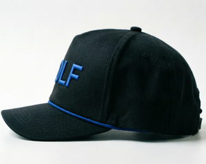 Casquette de golf personnalisée avec logo en patch et corde, casquette de baseball snapback 5 panneaux marine pour l'extérieur - Product Image 3