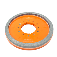 Meule diamantée sèche Jingu 250 mm haute dureté pour bordure céramique, trou de 80 mm, liaison métallique, OEM, 3,5 kg, épaisseur personnalisée