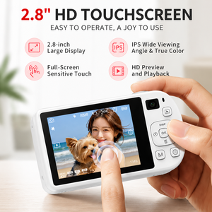 Appareil photo numérique compact portable DC417X avec zoom optique 7X, double caméra, résolution 8K et 88MP, écran <span class=keywords><strong>tactile</strong></span>, EIS 5 axes, WIFI, pour vlogging - Product Image 4