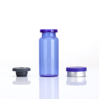 Mini flacon en verre médical 2ml 3ml 5ml 7ml 10ml, tube plat fin, petit récipient en verre médical