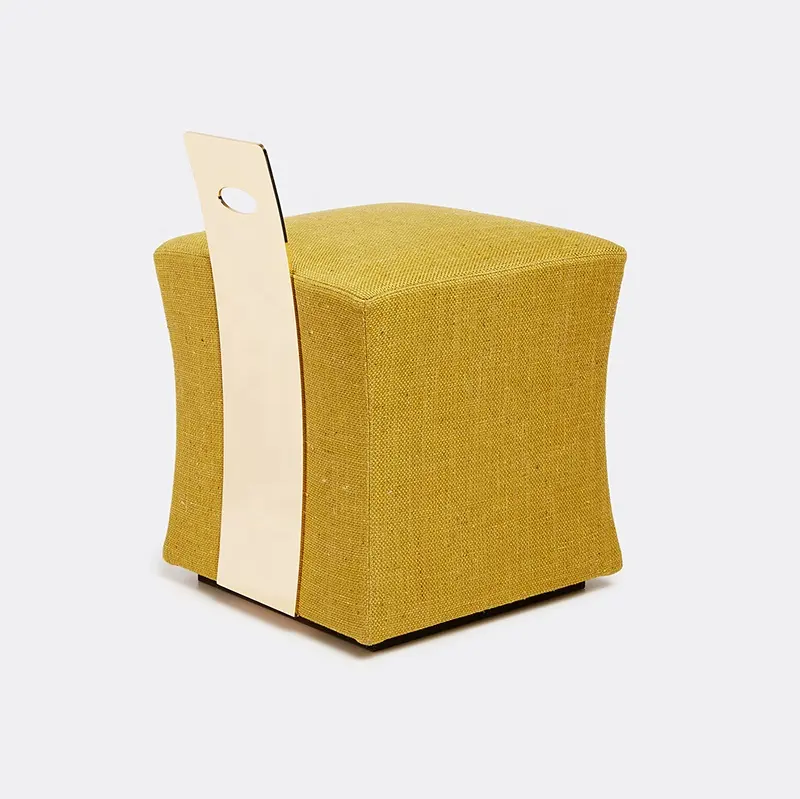 Smart Furniture Creative Ottoman Stuhl mit Rückenlehne Square Pouf Hocker Ottoman