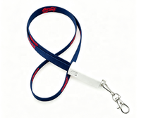Cordón de Poliéster con Logotipo Impreso Personalizado, Cable USB Multiconector 6 en 1 de Carga Rápida de 60 W, Regalo Promocional Empresarial para Tarjetas de Identificación