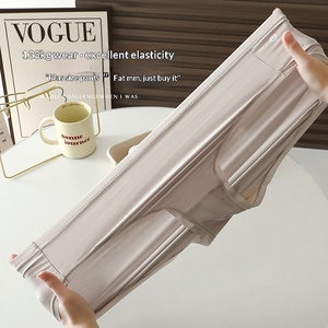<span class=keywords><strong>Slip</strong></span> <span class=keywords><strong>perizoma</strong></span> da donna taglie forti, a vita alta, non stringe le gambe, traspirante, ad asciugatura rapida, antibatterico, anti-trasparenza, altamente confortevole - Product Image 3