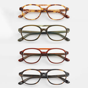 Lamamba उच्च गुणवत्ता वाले रेट्रो पायलट एसीटेट ऑप्टिकल फ्रेम लक्जरी डिजाइन महिलाओं के लिए कस्टम लोगो - Product Image 5