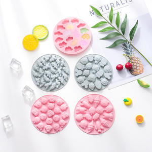 Bonbons mous Gelée Cuit À La Vapeur Mignon Série Chocolat Colle Moule Ustensiles De Cuisson Silicone <span class=keywords><strong>Cuisine</strong></span> Outils Gâteau Fournitures De Cuisson Moule - Product Image 1