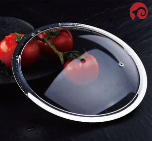 Kính đồ nấu nướng Nắp Pan nắp bìa Tempered Glass nắp với <span class=keywords><strong>Knob</strong></span> cho chậu và chảo - Product Image 3