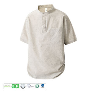 เสื้อฮาวายถักไหมพรมโพลีเอสเตอร์/ไนลอน โลโก้สั่งทำได้ ขายส่ง สำหรับผู้ชาย สวมใส่สบายๆ ชายหาด ฤดูร้อน แขนสั้น แห้งเร็ว ใส่ได้ทั้งชายและหญิง - Product Image 1