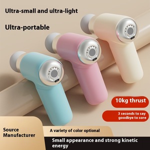 Mini pistola de fascia silenciosa eléctrica profesional, masajeador de relajación muscular con máscara de cuello para hombres y mujeres, transfronterizo - Product Image 6