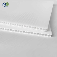 Feuille de plastique ondulé PP à surface lisse 4 mm 800 g/m² pour impression numérique jet d'encre, support de signalétique