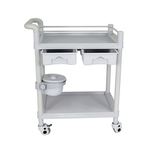 รถเข็น ABS 3 ชั้น รถเข็นอเนกประสงค์ 3 ชั้น รถเข็น ABS สำหรับใส่เครื่องมือแพทย์ - Product Image 2