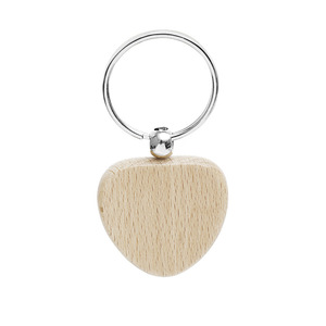 Chaveiro de madeira com logotipo personalizado e etiquetas promocionais em branco para artesanato DIY para mosquetões e argolas de chave - Product Image 6