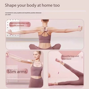 Ultima Novità: Banda Elastica a 8 Forme per Yoga <span class=keywords><strong>con</strong></span> Maniglie, Corda per Trazioni, Fasce Elastiche per Petto, <span class=keywords><strong>Braccia</strong></span> e Spalle, Attrezzatura per Allenamento Domestico - Product Image 5