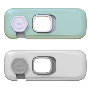 Serrure de réfrigérateur à l'épreuve des enfants pour les enfants avec support adhésif 3M serrure de four tiroirs armoires congélateurs serrures de sécurité pour bébé - Product Image 1
