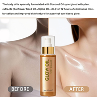 Biologische Veganistische Zelfbruinende Olie Zonwerende Bronzer Crème Met Zonnebrandolie
