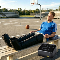 Nouvel équipement de récupération sportive CE d'usine : Machine de massage des jambes à compression d'air à 6 chambres, bottes de récupération pour une récupération rapide des muscles