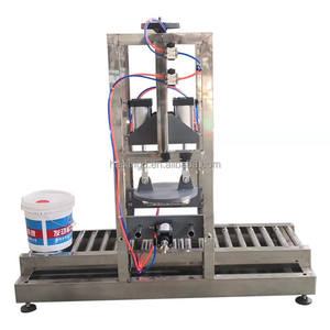 Machine de capsulage semi-automatique 10-25L grand seau de peinture antigel fût en plastique barils d'huile pneumatique Reblock Cap Machine - Product Image 6