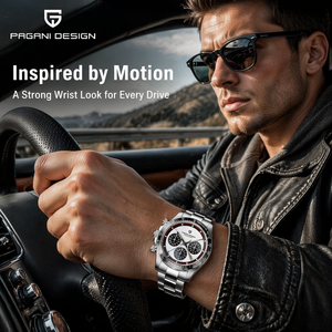 Reloj de Pulsera de Cuarzo Japonés Pagani Design PD-1676 1676 para Hombre, Reloj de Pulsera de Lujo de Acero Inoxidable Resistente al Agua para Hombre, Reloj Montre + Caja - Product Image 6