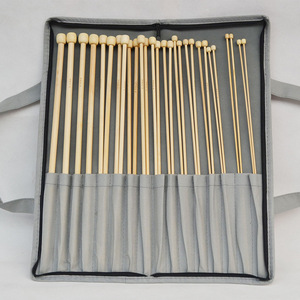 Bamboo Knitting Needles <b>Set</b> Round Hand Knitting Tools Circular Needles <b>Crochet</b> <b>Hooks</b> Gift <b>Set</b> - Product Image 3