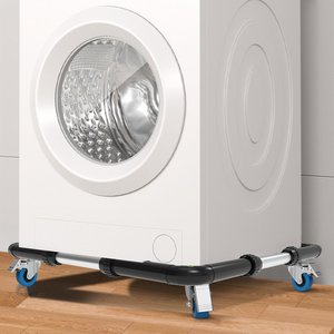 <span class=keywords><strong>Support</strong></span> de <span class=keywords><strong>machine</strong></span> à <span class=keywords><strong>laver</strong></span> rotatif à 360 degrés forte capacité portante rouleau mobile mobile pour appareils ménagers - Product Image 6