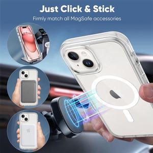 Effet tampon Original Luxury TPU <span class=keywords><strong>PC</strong></span> Magnetic Sports Design pour iPhone 15 Plus et 14 Plus Safe Shockproof Case - Product Image 2
