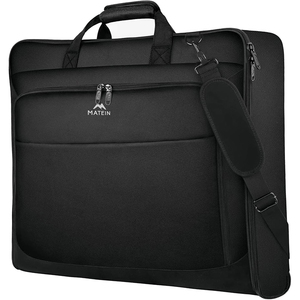 Free sample Custom Large Black PU Waterproof Hanging <b>Suit</b> Luggage <b>Bag</b> Portable Business Storage Tote <b>for</b> Travel Garment Storage - Product Image 1