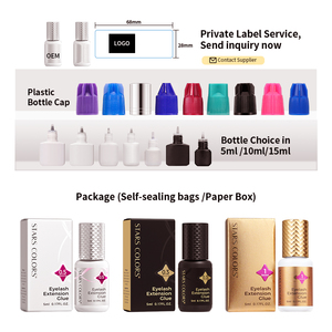 Pegamento de pestañas de fijación fuerte Starscolors, 1s, pegamento de extensión de pestañas de secado rápido, adhesivo de pestañas Lijm, pegamento impermeable para pestañas - Product Image 1