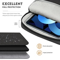 MoKo 13 pouces Protection complète Sac à bandoulière pour tablette robuste pour ipad Air 13 Microsoft Surface pro 9 13 pouces