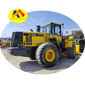 Equipo de ingeniería cargadora de ruedas pintura original usada 7 toneladas Komatsu 470 cargador frontal de la parte delantera de la máquina de carga de 1/2/2/2 - Product Image 1