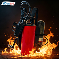 Extincteur à dos à brouillard d'eau et système CAFS 12L 19L, système de mousse à air comprimé pour une suppression d'incendie haute efficacité