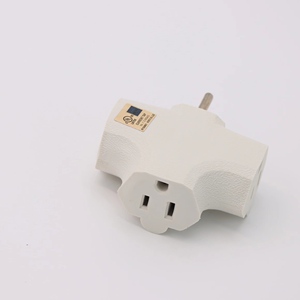 <span class=keywords><strong>Adaptateur</strong></span> d'extension de prise murale robuste en forme de T à 3 voies avec 3 prises murales à 3 broches - Product Image 5