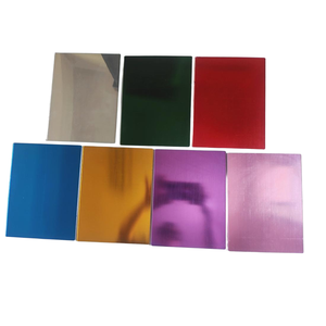Ce được phê duyệt 5 cái A4 kích thước đầy màu sắc Nhựa Acrylic gương Sheets 2.6 mét dày thân thiện với môi không khung phản quang Acrylic Bảng điều chỉnh - Product Image 5