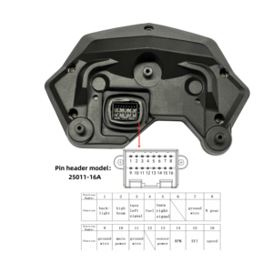 工厂OEM速表数字摩托车仪表盘适用于Yamaha Fazer FZ16 FZ 16 <span class=keywords><strong>FZS</strong></span> V1 FZ S V1 - Product Image 3
