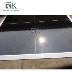 Plancher de danse noir haut de gamme RK avec cadre en alliage d'aluminium pour mariage et fête - Product Image 4